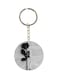 Rose Printed Pocket Keychain