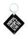 English Phrases Wooden Keychain