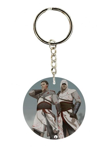 Assasins Creed Double Side Printed Keychain