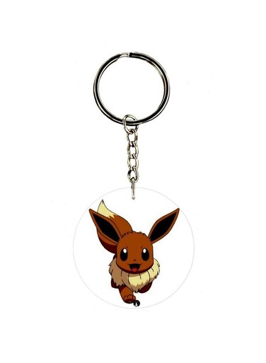 Single Sided Cartoon Themed Keychain