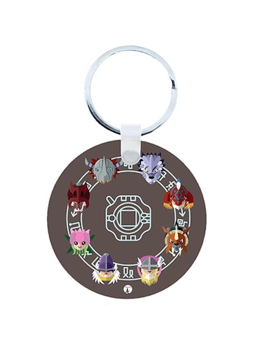 Anime Wooden Keychain