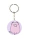 Cartoon Cat Printed Double Sided Keychain