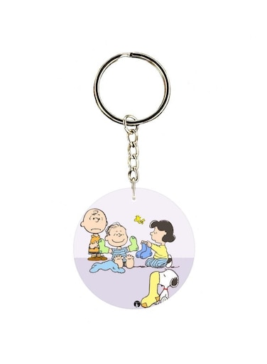 Cartoon Themed Single Sided Key Chain
