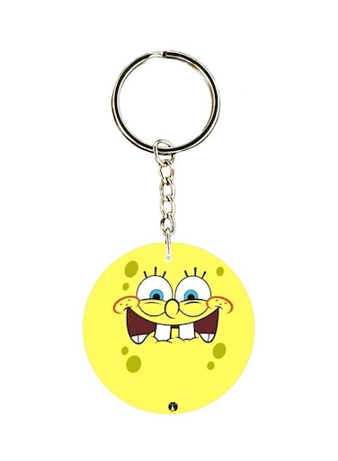 Printed Plastic Keychain