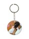 Cartoon Girl Printed Keychain