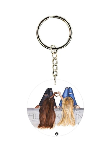 Cartoon Themed Single Sided Key Chain