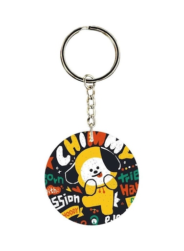 Cartoon Themed Dual Sided Keychain