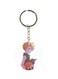 Anime Digimon Double Side Printed Plastic Keychain