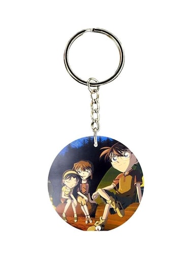Anime Detective Conan Printed Plastic Keychain