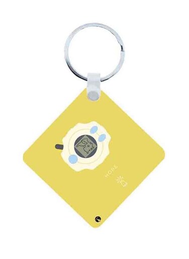 Digimon Anime Wooden Keychain