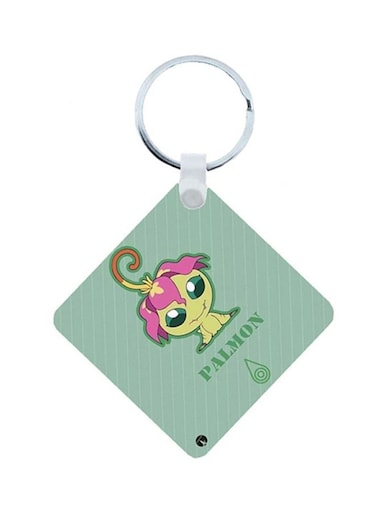 Digimon Wooden Keychain