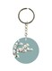 Flower Printed Keychain