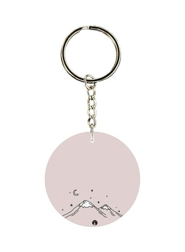 Mountain Printed Keychain