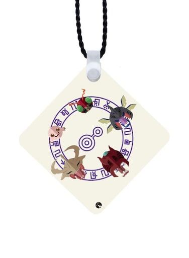 Digimon Printed Car Mirror Pendant