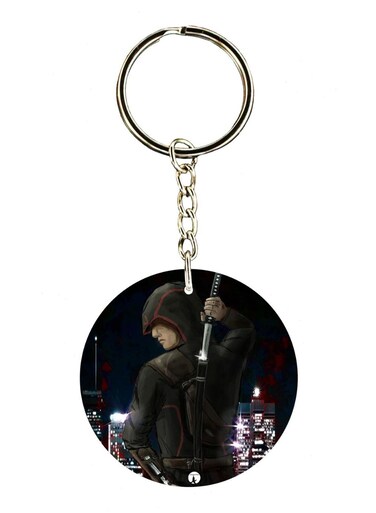 Assasins Creed Double Side Printed Keychain