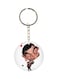 Double Sided Mr. Bean Printed Keychain