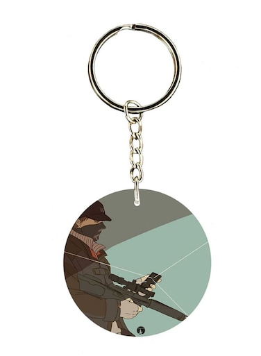 Assassins Creed Double Side Printed Keychain