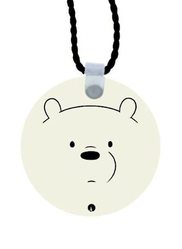 We Bare Bear Printed Car Mirror Pendant