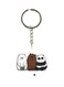 Cartoon Animals Printed Double Sided Keychain