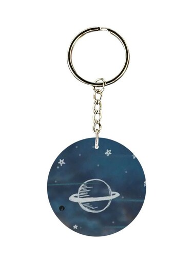 Galaxy Printed Keychain