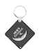 English Phrases Printed Wooden Keychain
