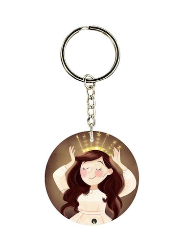 Printed Single Sided Keychain