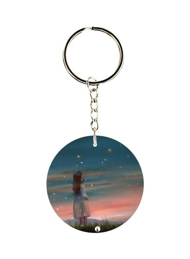Girl Printed Keychain