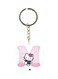 Hello Kitty Letter M Printed Keychain