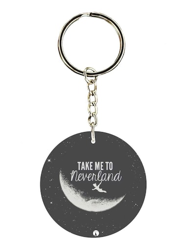 English Phrases Printed Keychain
