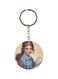 Cartoon Girl Printed Keychain