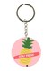 Pineapple Printed Keychain