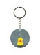 Double Sided Duck Printed Keychain