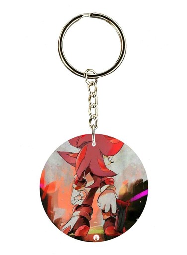 Sonic Double Side Printed Keychain