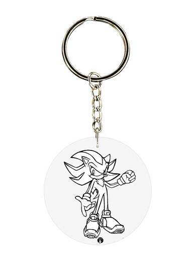 Sonic Printed Keychain