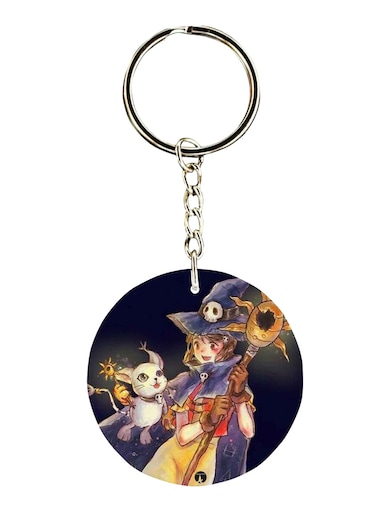 Double Sided Digimon Printed Keychain