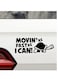Movin As Fast As I Can Funny Car Stickers - Van Stickers - Campervan Decals - New Driver Sticker - Bumper Stickers - Funny Car Accessories (21cm x 9cm, Black)