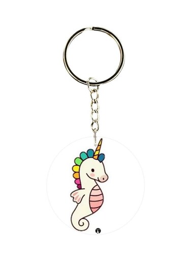 Unicorn Printed Keychain
