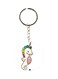 Unicorn Printed Keychain