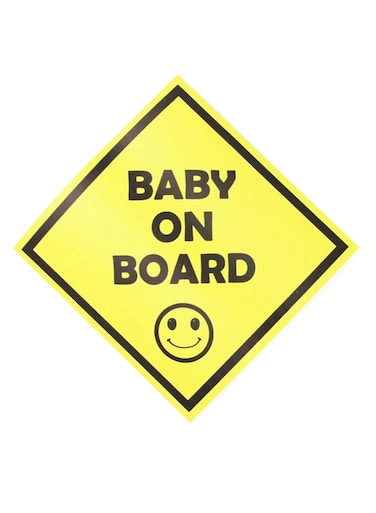 Baby On Board Printed Car Sticker