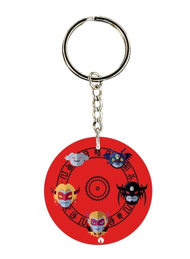 The Anime Digimon Printed Keychain