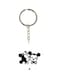 Mickey And Minnie Printed Double Sided Keychain