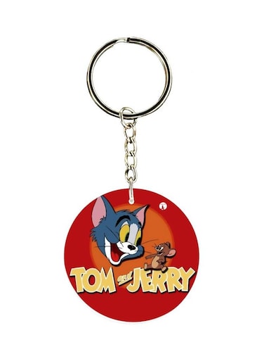 Tom And Jerry Themed Keychain