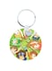 Digimon Anime Wooden Keychain