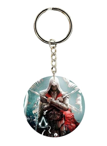 Double Sided Assassin's Creed Printed Keychain