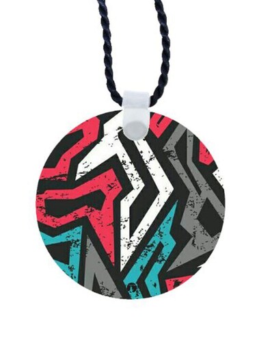 Modern Art Printed Car Mirror Pendant