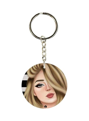 Printed Single Sided Keychain
