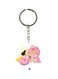 Cartoon Printed Double Sided Keychain
