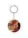 Cartoon Themed Single Sided Keychain
