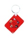 Anime Digimon Printed Keychain Red/Black/Yellow