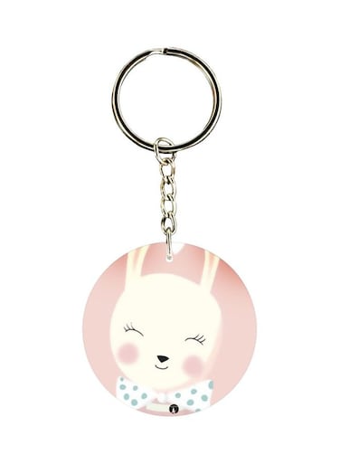 Cartoon Theme Single Sided Keychain